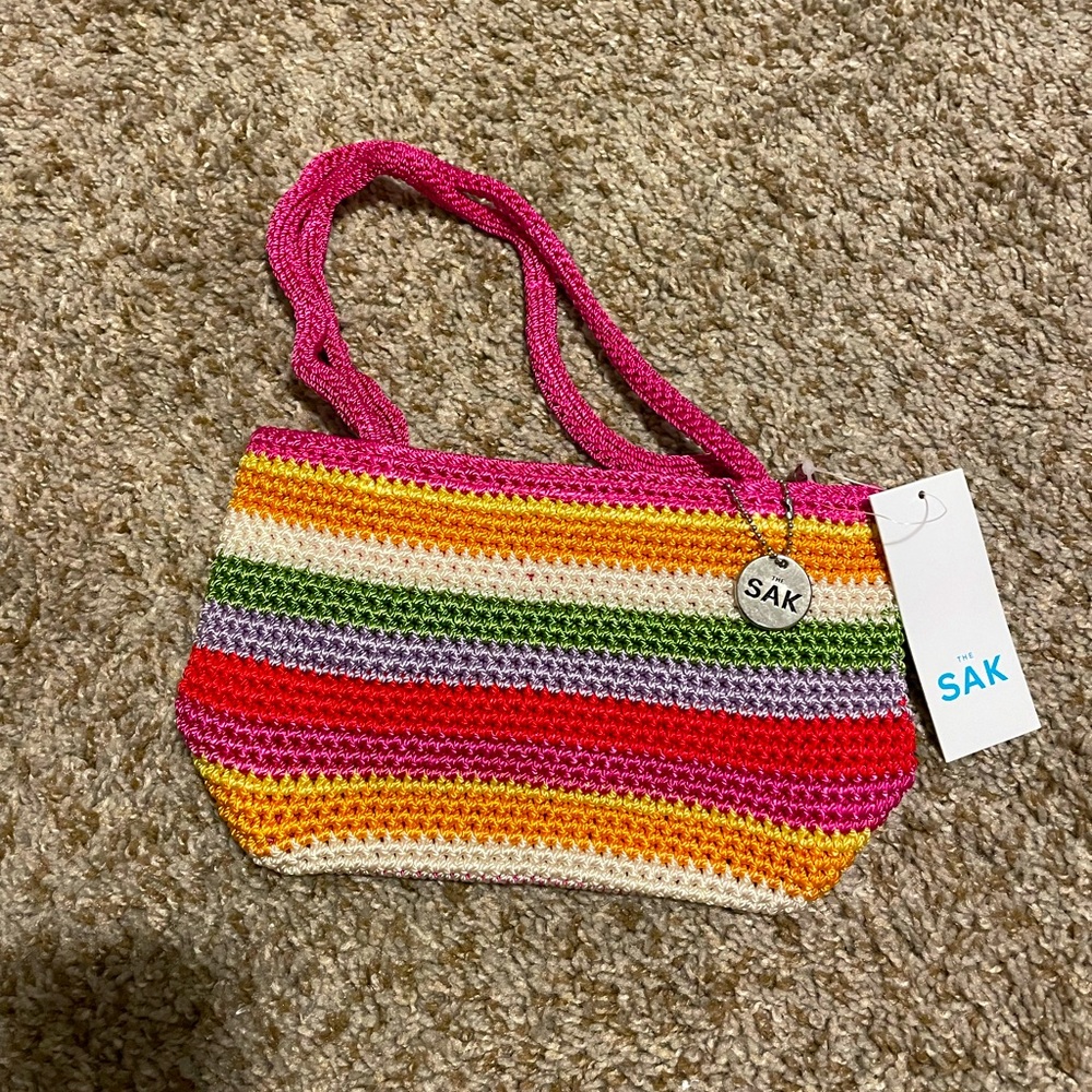 The Sak Rainbow Crochet Purse
